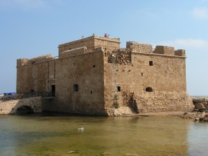 Pafos zamek Paphos castle